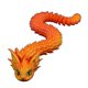 thumbnail image 1 of Jiao Sea Water Joint Movable Year Mascot, juguete infantil impreso en 3D, adorno de cumpleaños, modelo, 1 of 5