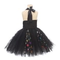 thumbnail image 5 of Tisuna Girl'S Halloween Dress Graphic Print Sleeveless Suspender Dresses With Headband, Tail Comfortable Girls Halloween Theme Party Dress Size 6-7 Years Black, 5 of 6