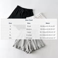 thumbnail image 5 of Pajama Shorts for Women Lightweight Elastic Waist Drawstring Soft Ruffle Shorts Casual Comfy Sleep Bottoms, 5 of 5