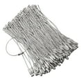 thumbnail image 5 of 60Pcs Stainless Steels Wire Keychains Rings Braided Steels Chain Heavy Luggage Label Rings Camp Tool Hardware, 5 of 8