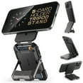 thumbnail image 3 of SUPCASE for MagSafe Wallet with Stand, Magnetic Wallet for Men, [Hold 5 Cards] [Adjustable Stand] [RFID Blocking] Phone Stand Credit Card Holder Tripod for iPhone 16/15/14/13/12 Series, Carbon, 3 of 10