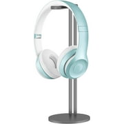 Headphone Stand Aluminum, Headset Holder with Double Pole & Solid Metal Base, Compatible with Most Headphones (Gray)