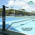 thumbnail image 2 of 22 ft. Full Court Pickleball Net Meets USAPA Regulations with 2-in White Top Tape and Travel Bag Included Perfect for Indoor and Outdoor Games by Orca, 2 of 7