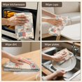thumbnail image 5 of 4 Pcs Pioneer Flower Floral Print Pattern Funny Kitchen Towels, Microfiber Dish Towels, Kitchen Tea Towels Set 18" X 26", 5 of 6