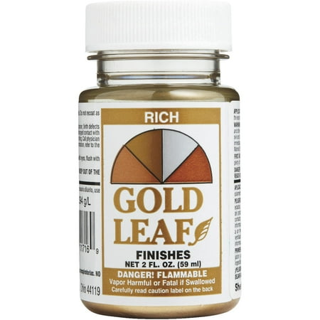 - Gold Leaf Finish