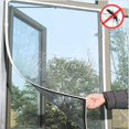 thumbnail image 3 of Rideau de Porte Fenêtre Anti-Insectes Moustiques Filet Protecteur d'Écran Blanc, 3 of 5