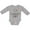 AC-Heather Grey, variant on Inktastic 1st Mothers Day Boys or Girls Long Sleeve Baby Bodysuit