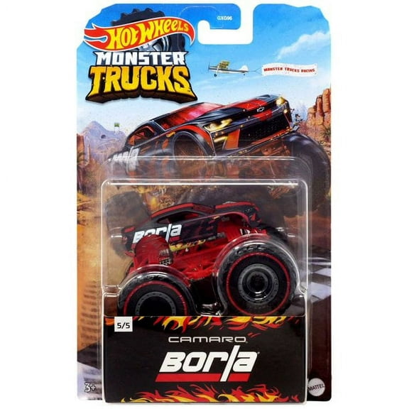Hot Wheels Monster Trucks Camaro Borla Diecast Car
