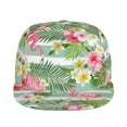 thumbnail image 2 of Fotbe Tropical Flamingo Flat Bill Visor Cap Classic Snapback Hat Polyester Foam Trucker Hat Trucker Cap Adjustable Baseball Cap, 2 of 9