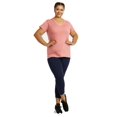 thumbnail image 4 of Women's Cotton Soft Capri Leggings Activewear, Navy-3XL, 1 Pack, 4 of 4