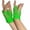 Green, variant on Mesh Gloves Short Fingerless Open Weave Design for Women Breathable Touchscreen Friendly Party Street Dance Net Gloves Orange One Size