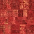 thumbnail image 1 of Ahgly Company Indoor Square Patchwork Orange Transitional Area Rugs, 8' Square, 1 of 1
