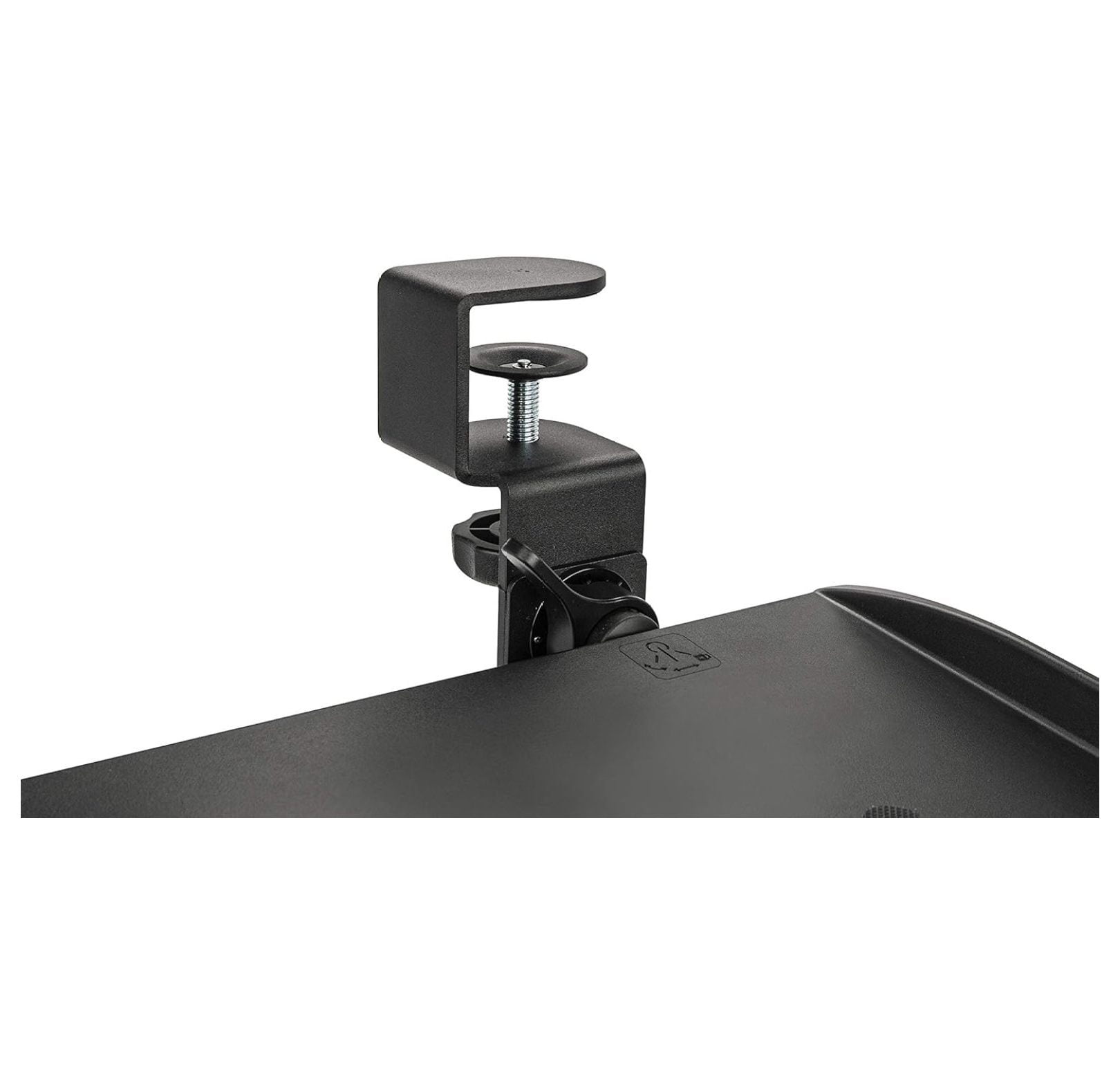 Clamping Under-Desk Keyboard Tray with Ergonomic 3-Angle Adjustment