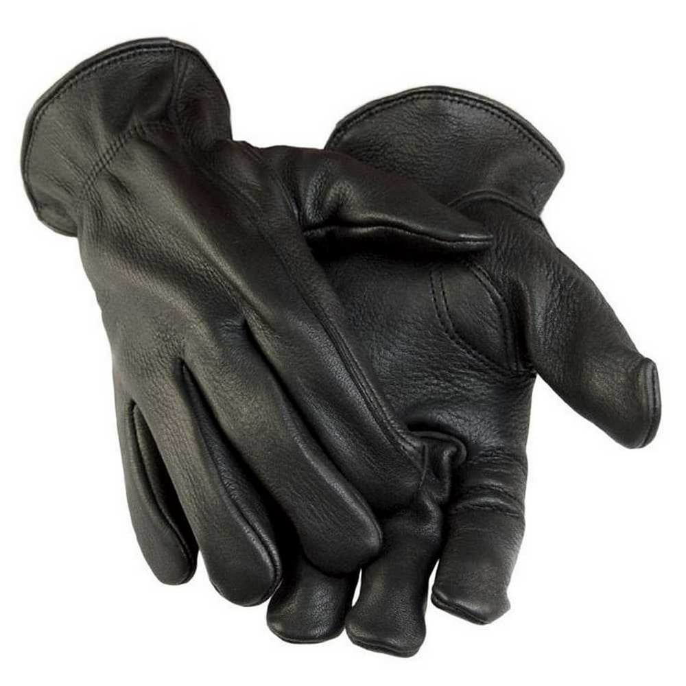 NorthStar Northstar Men's Black Deerskin Gunn Cut Gloves (Unlined) 011B