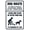 Warning Sign 3, variant on Dog Waste Threatens Children Health Leash Clean Up Sign 8"x12" - No Dog Poop Security Metal for Business Wall Safety