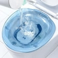 thumbnail image 1 of Bañera de asiento para inodoro Macarena Lavabo portátil para hemorroides azul, 1 of 8