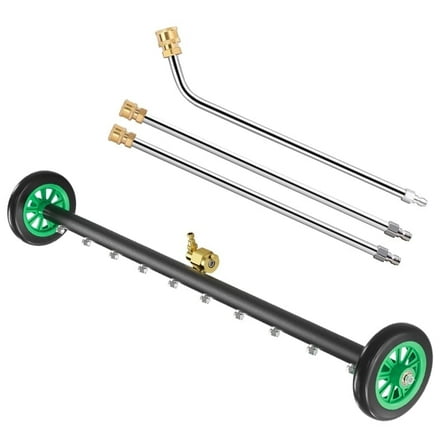 POHIR 35" Pressure Washer Undercarriage Cleaner 4000 PSI 2in1 Power Washer Broom