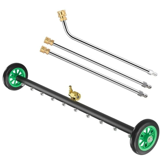 POHIR 35" Pressure Washer Undercarriage Cleaner 4000 PSI 2in1 Power Washer Broom