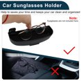 thumbnail image 4 of Estuche para Gafas de Sol Unique Bargains para Opel Corsa F 2020-2025, Soporte de Gafas, Caja de Almacenamiento, Plástico ABS Negro, 1 Juego, 4 of 7