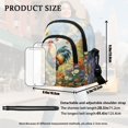 thumbnail image 7 of Xixirimido Rooster Butterfly Colorful Daisy Pattern Small Sling Bag Cell Phone Purse Fanny Crossbody Bag for Women Trendy Chest Backpack with Adjustable Strap, 7 of 7