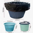 thumbnail image 3 of RYTHGF-Small Trash Bags, Bags Small Black 2 Gallon with Drawstring, for Bathroom, Wastebasket Liners for Toilet Home and Bedroom300 Count,black, 3 of 4