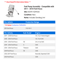 thumbnail image 2 of Fuel Pump Assembly - Compatible with 2011 - 2018 Ford Focus 2012 2013 2014 2015 2016 2017, 2 of 2
