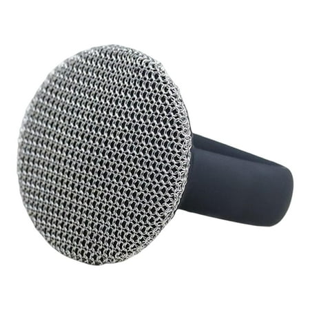 

Stainless Steel Cleaning Brush with Handle Dish Scrubbe Metal Mesh Scrubber Pot Brush Cookware Cleaning Tools for Utensils Bowl Sink Dish