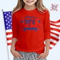 thumbnail image 2 of Gunia Kids Girls 250 Anniversary Shirt 3/4 Sleeve 4Th Of July Independence Day Flag Patriotic Casual Crewneck Tops Tee Breathable T-Shirt For Toddler To Teen 3-13 Years, 2 of 5