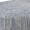 thumbnail image 5 of WyndenHall  Terri Square Pouf Denim Blue Transitional, Casual, 5 of 5
