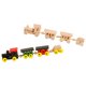 thumbnail image 2 of 2 juegos de mini trenes decorativos de madera, modelo de tren en miniatura para casa de muñecas., 2 of 6