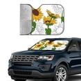 thumbnail image 4 of Disketp Windshield Sun Shade, Car Sun Shade For Front Window Plump Sunflower And Sketch Sunshades Sun Visor Protector Blocks Uv Rays Foldable, 4 of 9