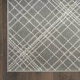 thumbnail image 4 of Nourison Jubilant Plaid Grey 5'3" x 7'3" Area Rug (5x7), 4 of 8