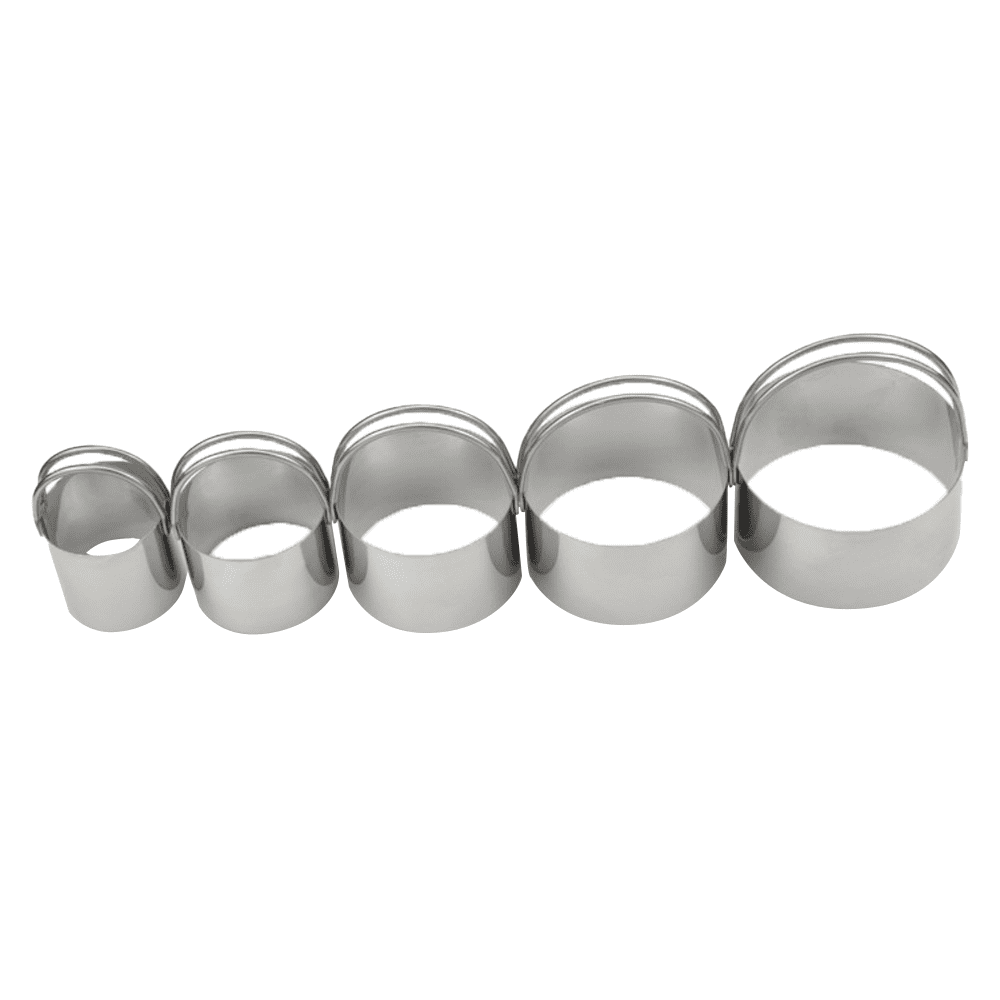 Stainless Steel Cookies Cutter With Handle, Professional Baking Dough