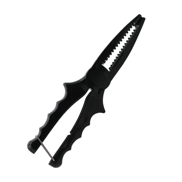 Toystoory Pinza flotante para peces, soporte para controlador de agarre, pinza de bloqueo, hebilla, alicates de pesca, herramientas de Control, Pescar Negro