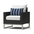thumbnail image 4 of RST Brands Milo 4 PC Resin Outdoor Espresso Seating Set - Centered Ink/White, 4 of 7