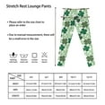thumbnail image 6 of COEQINE St Patricks Day Clover Green White Girls Yoga Legging High Waist Sport Pants Buttery Soft Stretch Running Leggings, for 12-13 Years Kids Girls, 6 of 7