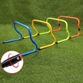thumbnail image 5 of pieza de vallas plegables para practicar fútbol, mini barras de salto, vallas de agilidad portátiles, vallas de entrenamiento físico de altura ajustable, 5 of 5