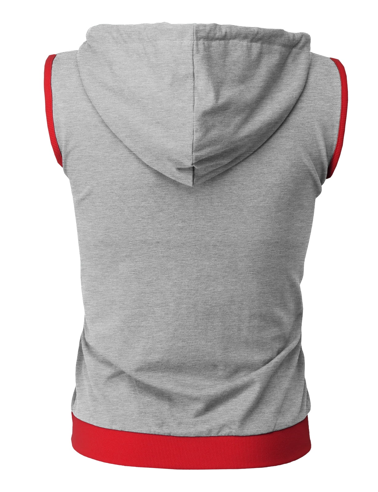 H2H Mens Casual Lightweight Sleeveless Zip-up Vest Tank