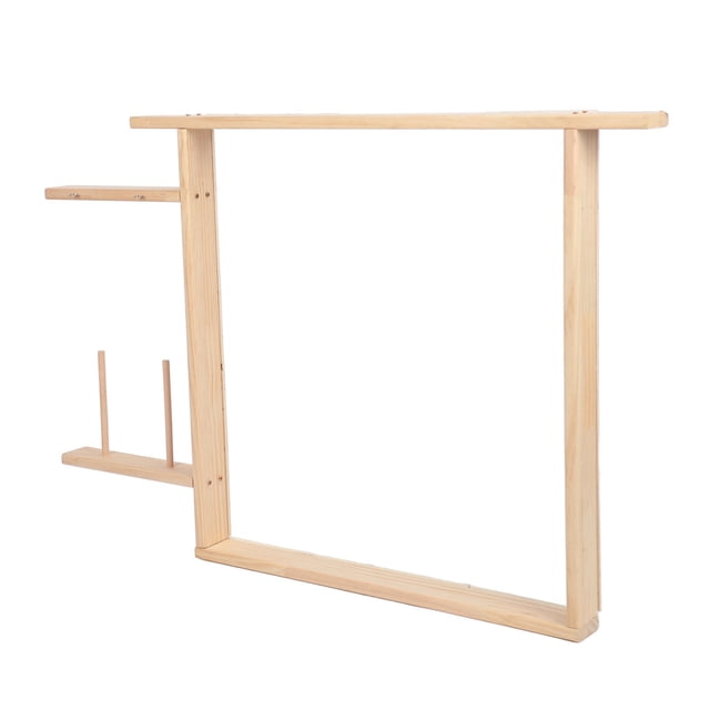 Rug Making Frame, Versatile Carpet Tufting Frame Easy Assembly 35.4x35.4in Wooden for Carpet