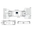 thumbnail image 2 of 4 Channel DMX512 to 1-10V / 0-10V Converter, DC 12V-24V Input, 4CH DMX RDM Numeric Display Signal Transformer DL-L, 2 of 5