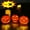 orange, variant on Suncoda Halloween Decorations, 3PCS Cute Halloween Pumpkin Head Candle Holder Festival Desktop Decoration Party Vibes Decoration for Home Party Holiday(Free Plush Spider)