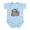 Sky Blue, variant on - Noahs Ark Infant Bodysuit - Baby Light Bodysuit, Size Newborn - 24 Months