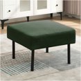 thumbnail image 3 of JERFIT Modern L-Shaped Sectional Sofa with Storage Ottoman, Green Chenille Fabric, Convertible Chaise Lounge for Living Room, 3 of 9