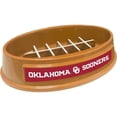 thumbnail image 6 of Pets First NCAA Oklahoma Sooners Super-Bowl Slow Feeder Bowl for Dogs and Cats with Non-Slip Mat, 6 of 7
