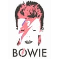 thumbnail image 7 of David Bowie Ziggy Stardust Portrait Art Men's White T-shirt - 5XL, 7 of 7