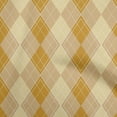 thumbnail image 1 of oneOone Cotton Flex Brown Fabric Check Craft Projects Decor Fabric Printed By The Yard 40 Inch Wide, 1 of 5