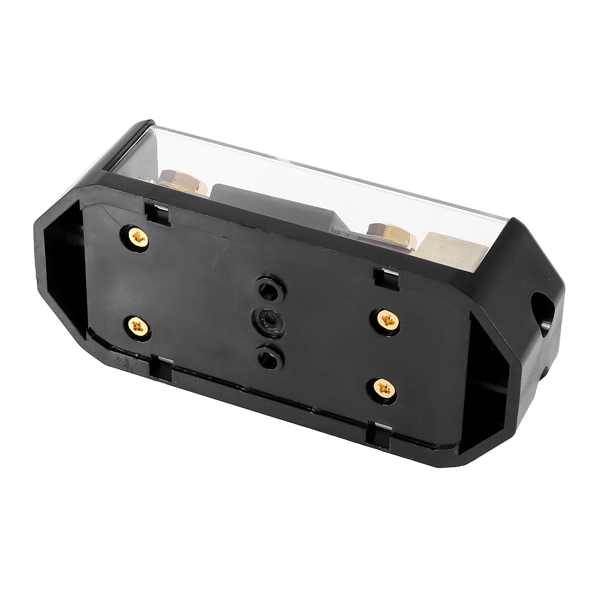 Car Audio Inline ANL Fuse Holder 2 Way with Fuse 1 x 0GA 2 x 4GA Distribution Block