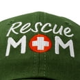 thumbnail image 5 of DALIX Rescue Mom Womens Baseball Cap Dad Hat in Olive, 5 of 7