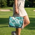 thumbnail image 2 of SEANATIVE Golf Cart Seat Covers with 4 Storage Pockets, Fits EZGO TXT/RXV, Club Car DS/Precedent, Yamaha 2-Person Golf Cart Accessories, Portable Foldable Design, Sea Turtle Starfish Beach, 2 of 7