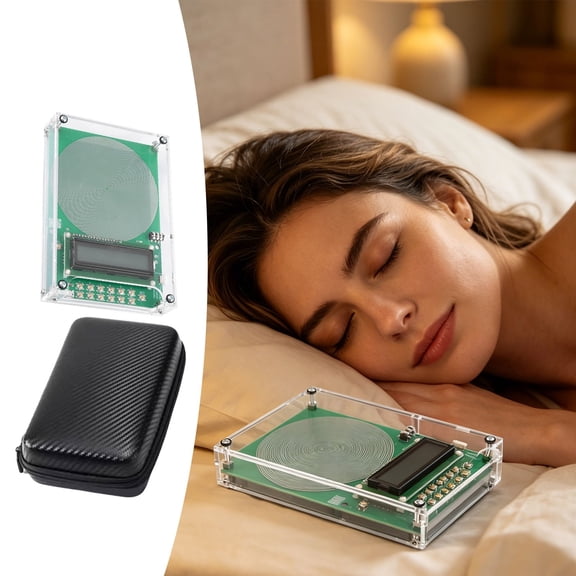 1Pc Frequency Machine & Frequency Generator,Schumann Wave Earth's Electromagnetic Field Resonance Generator,Adjustable 7.83Hz Resonance Calamity Frequency Nature Sine Frequency for Sleep,Green